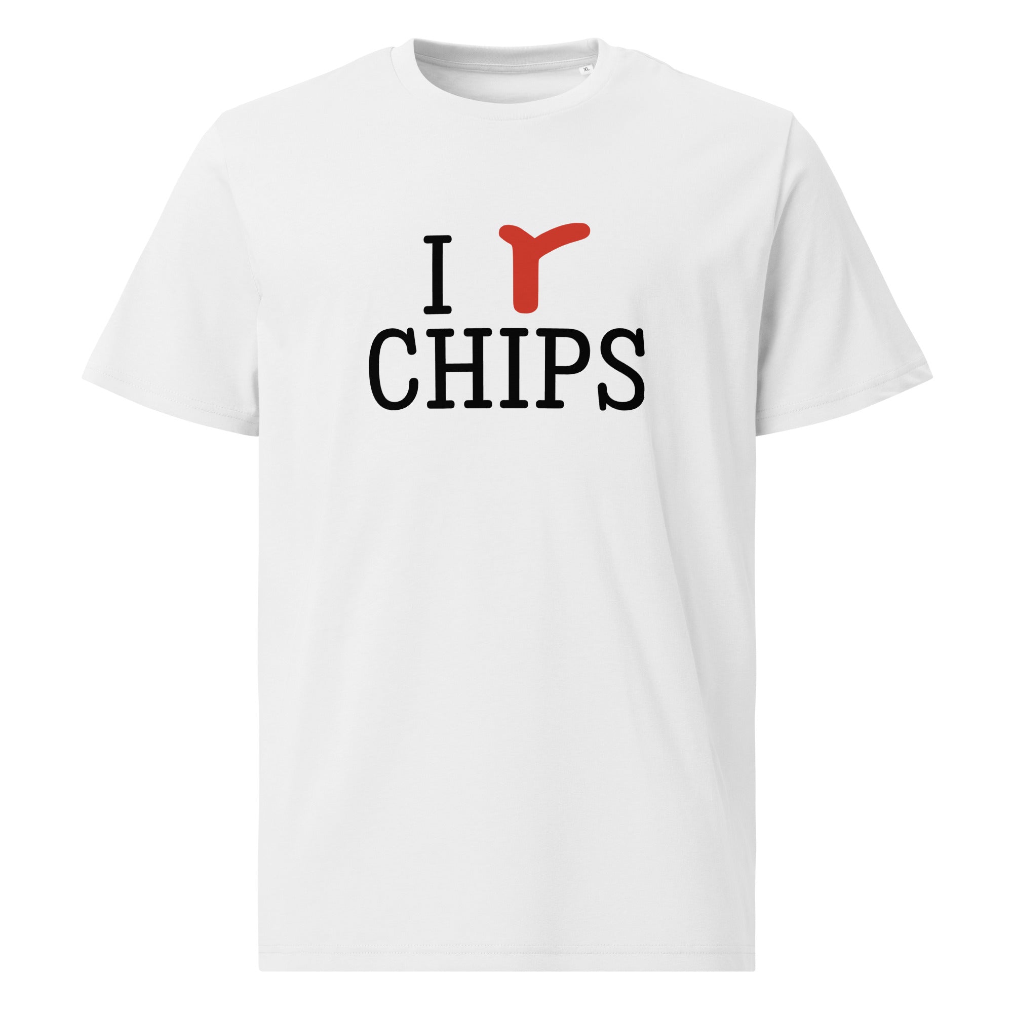 I Love Chips Tee - White